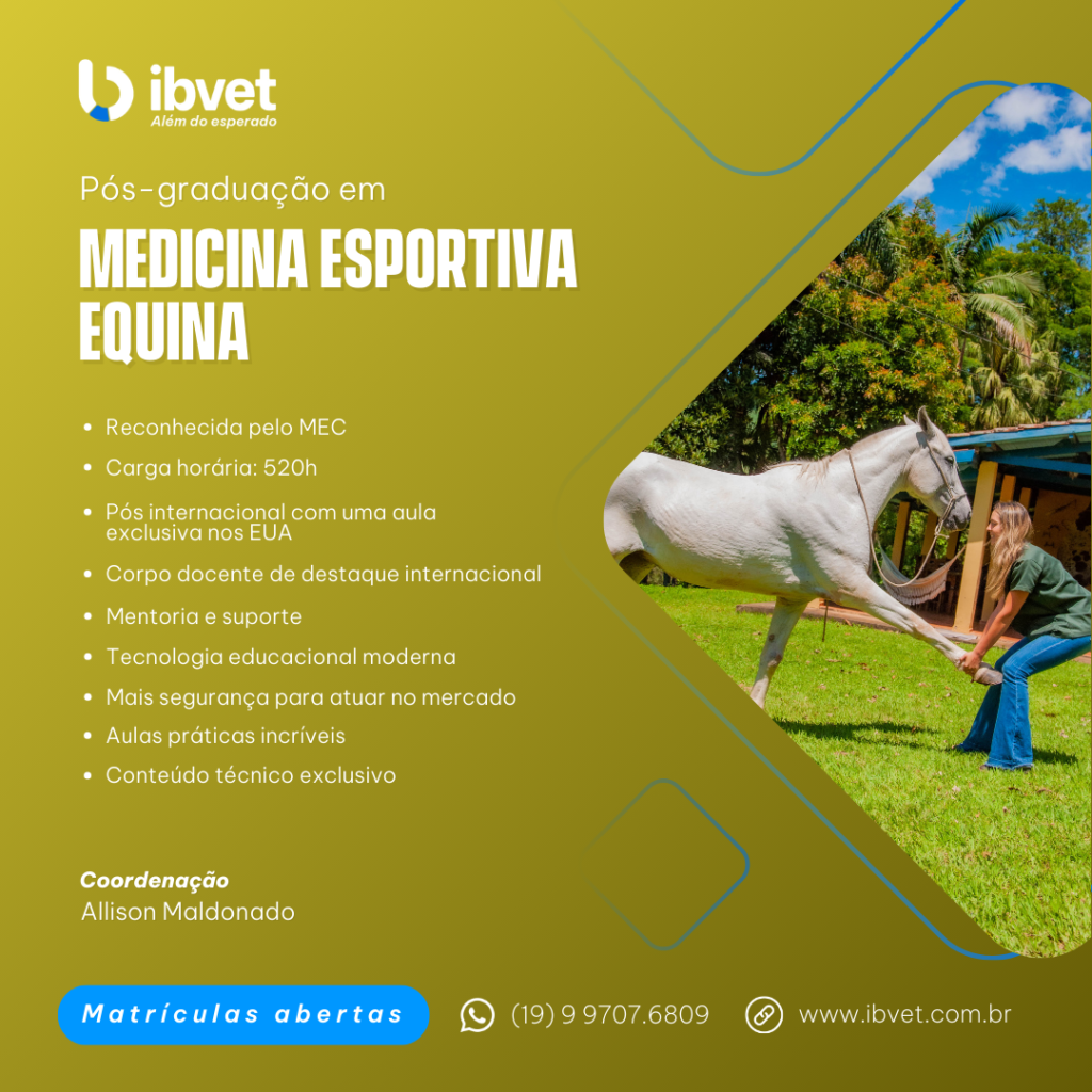 Pós em Medicina Esportiva Equina