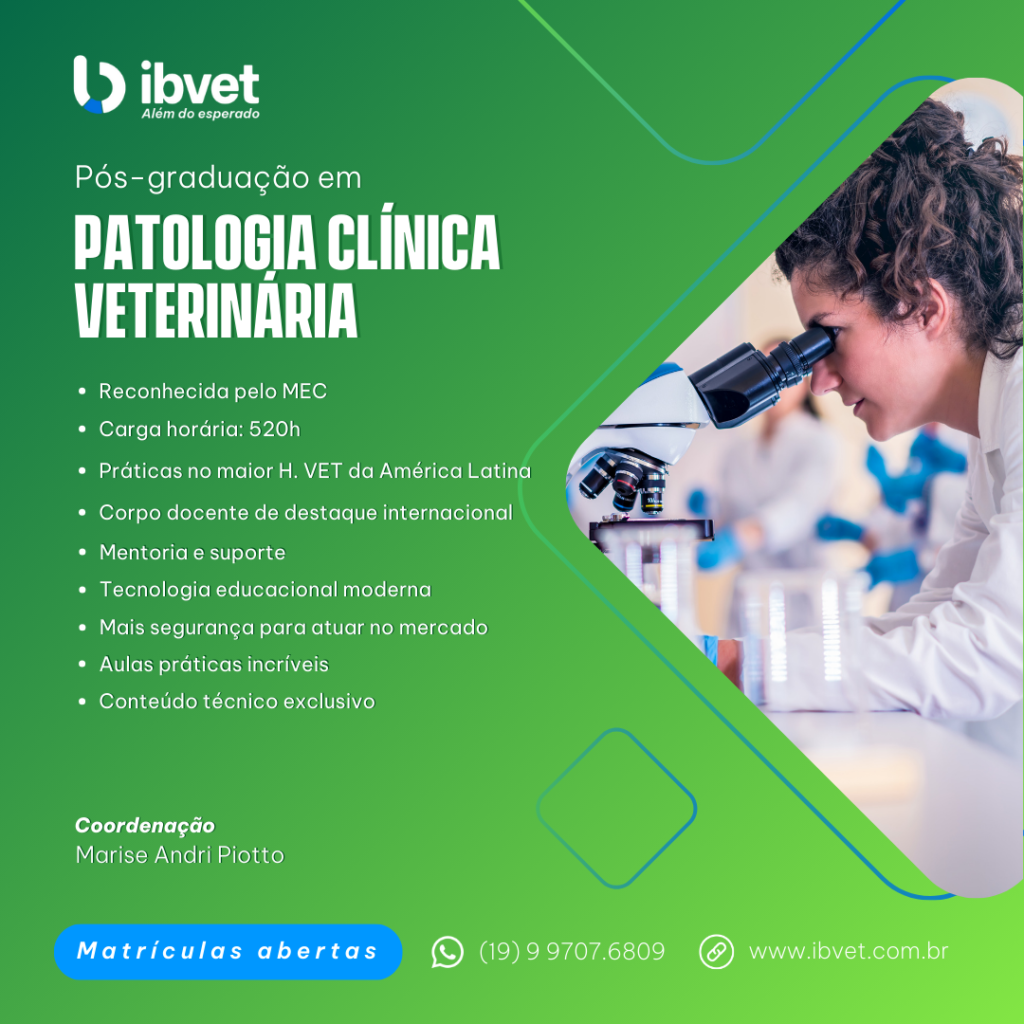 Pós-graduação em Patologia Clínica Veterinária